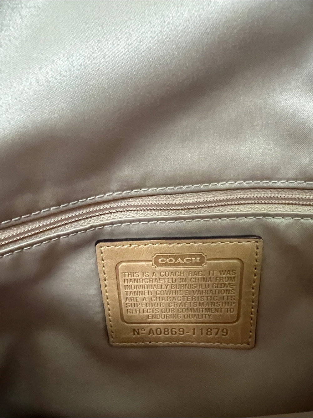 Coach Legacy Soho Buckle Flap Woven Leather Shoulder Bag in Burnished Leather - Picture 7 of 8